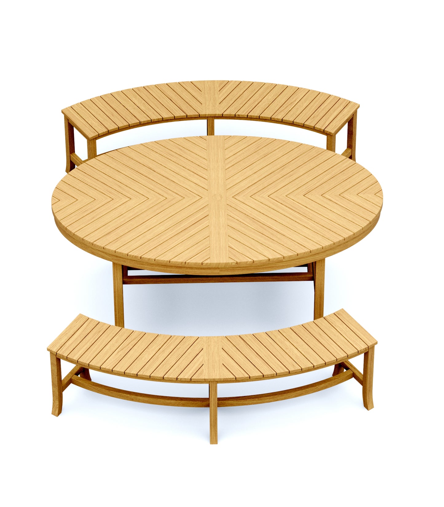 Marymount Collection: Dining Table with Benches