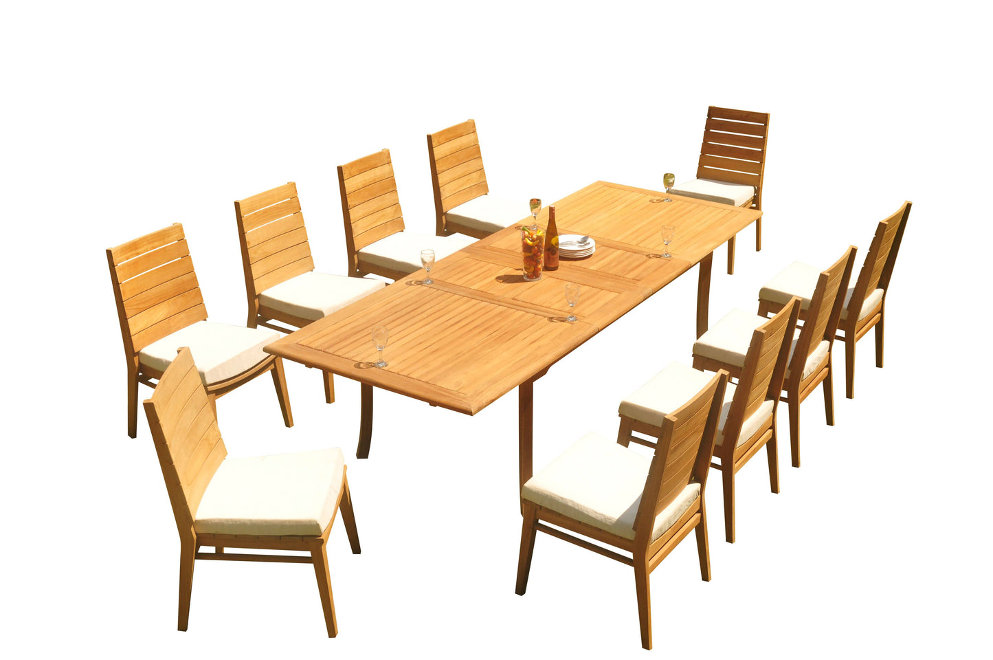 117" Rectangle Table with Charleston Chairs