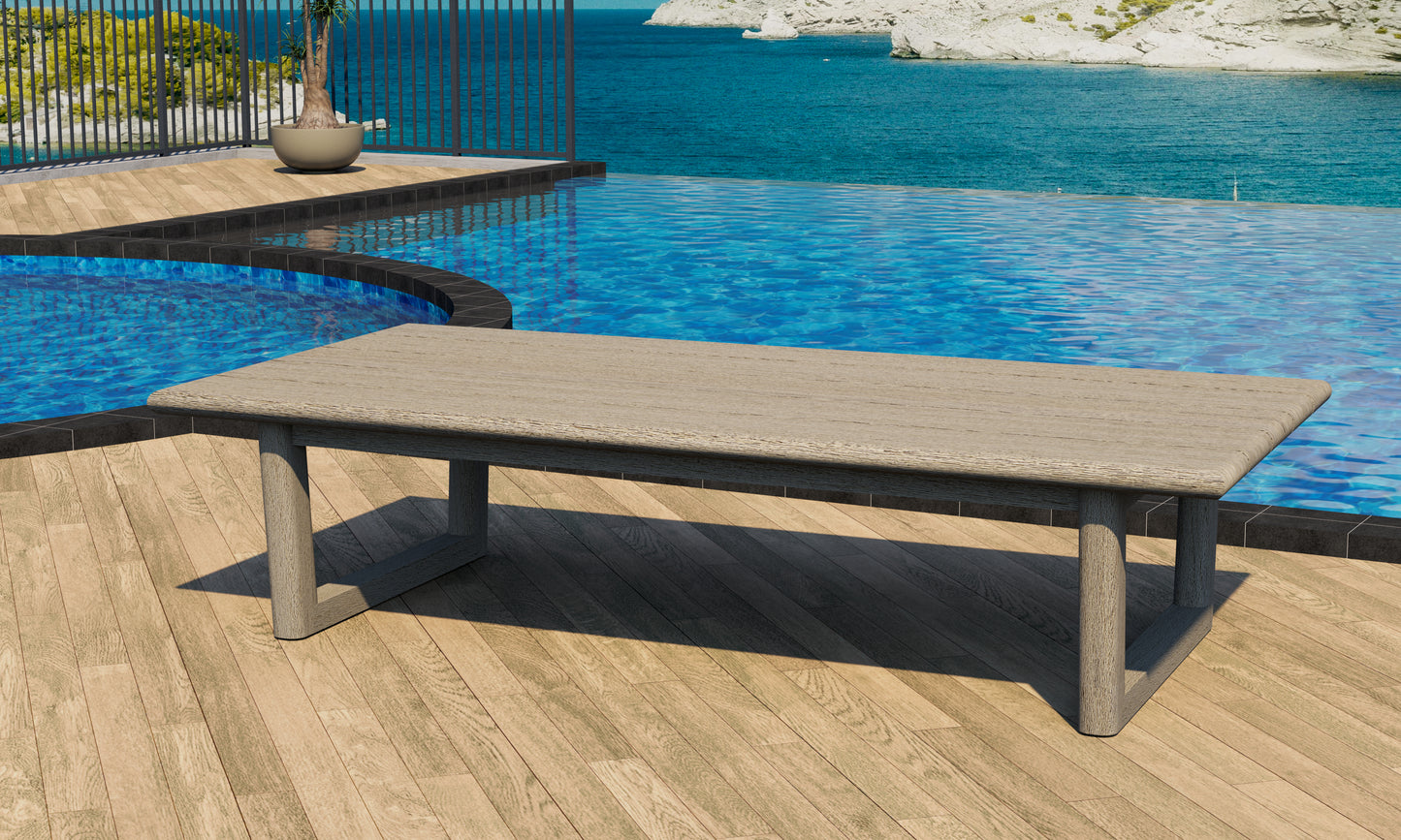 Sema Coffee Table - Weathered Teak