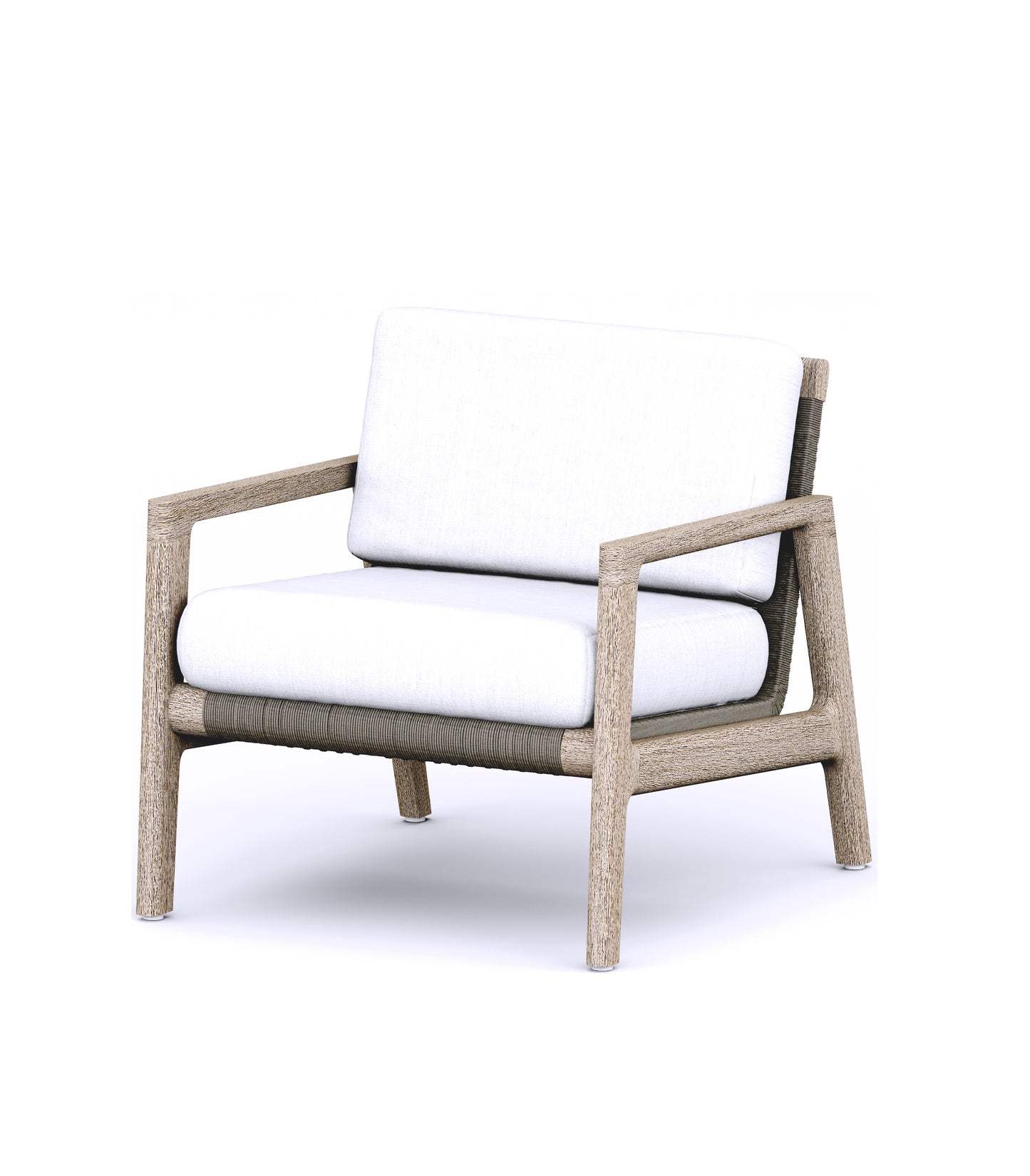 Sema Lounge Arm Chair - Weathered Teak