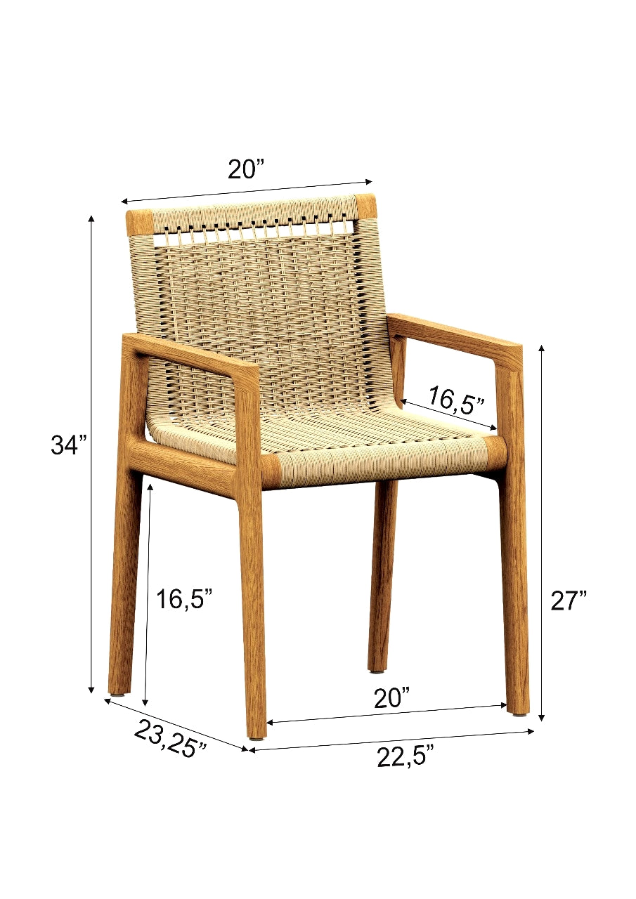 Sema Dining Arm Chair