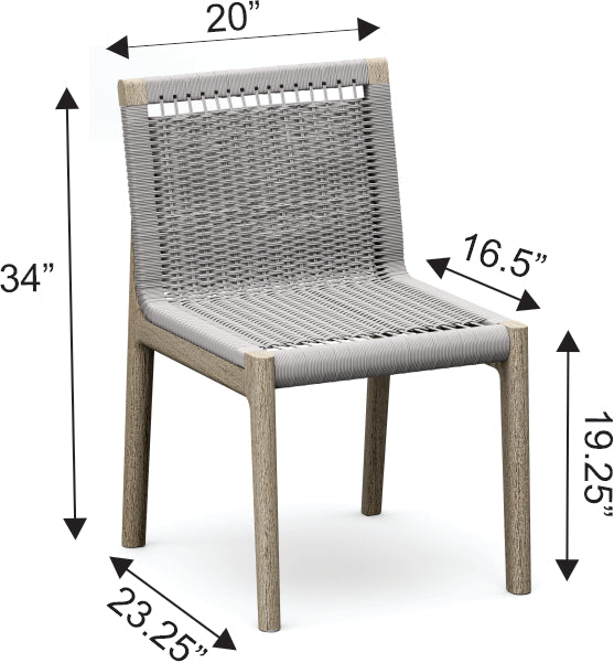 Sema Dining Armless Chair