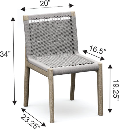 Sema Dining Armless Chair