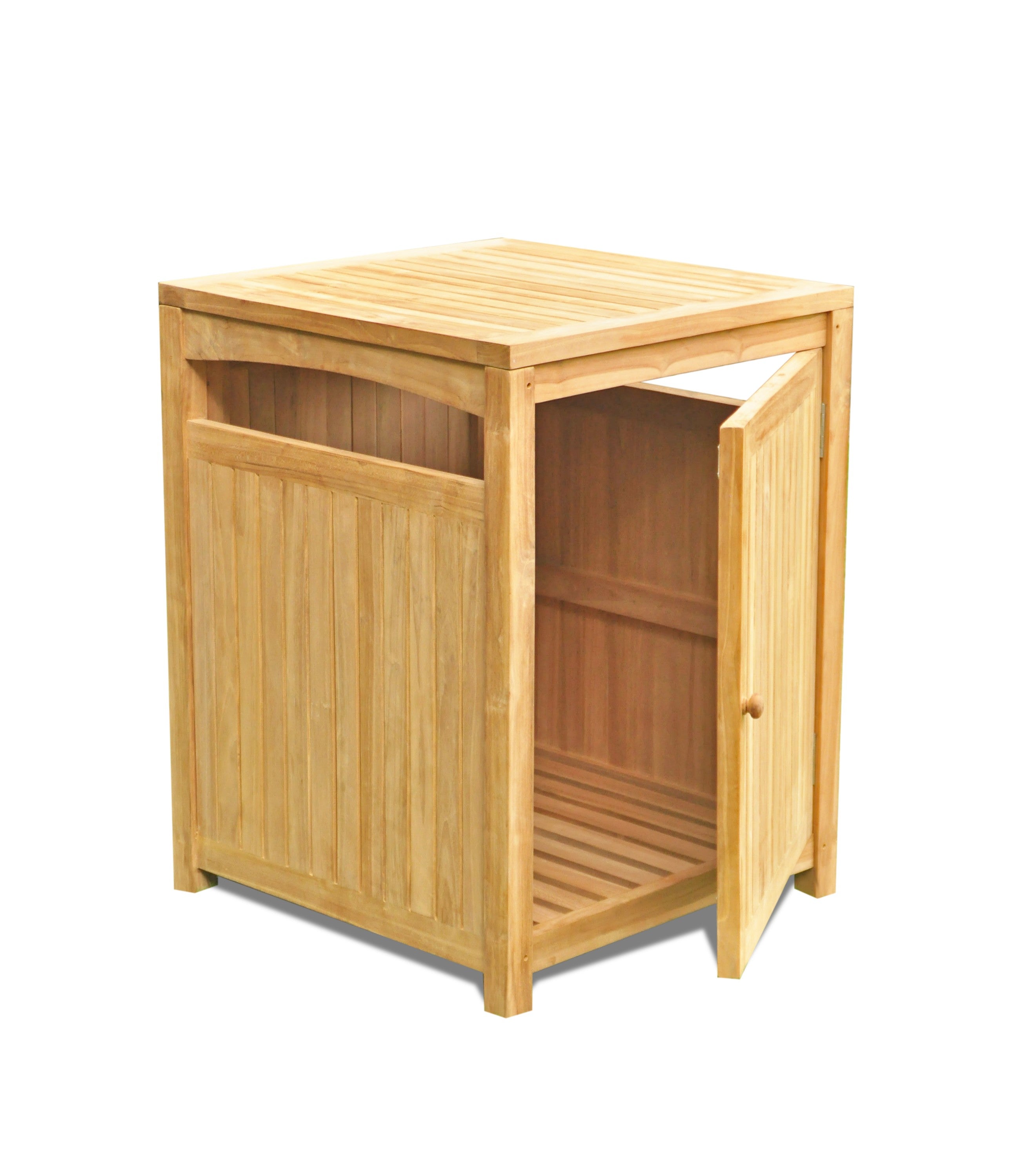 Teak Outdoor Trash Box – TeakFurnitureDeals